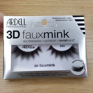 Ardell Professional 3D Faux Mink Fake Lashes 852 Lightweight Invisiband